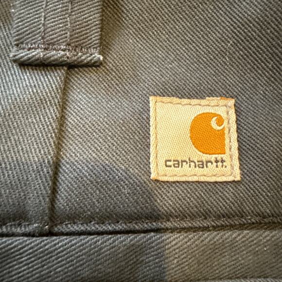 Carhartt NVY Dungaree Fit Carpenter Pants Size 40x30 Navy Workwear - Picture 9 of 11